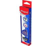 Crayon graphite maped black peps recycle haute qualite etui de 12 unites