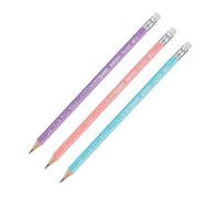 Maped Crayons à papier Black Peps – Pastel multicolore – Blister de 3 – G