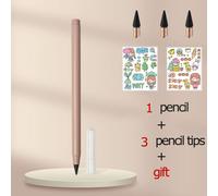 Crayon Infini Avec Gomme,Nouvelle Technologie Kawaii,Écriture Illimitée,Crayons Éternels Et Cadeaux,Fournitures Artistiques,Papeterie Scolaire - Type Morandi Pink Set