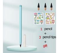 Crayon Infini Avec Gomme,Nouvelle Technologie Kawaii,Écriture Illimitée,Crayons Éternels Et Cadeaux,Fournitures Artistiques,Papeterie Scolaire - Type Light Blue Set
