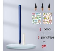 Crayon Infini Avec Gomme,Nouvelle Technologie Kawaii,Écriture Illimitée,Crayons Éternels Et Cadeaux,Fournitures Artistiques,Papeterie Scolaire - Type Blue Set