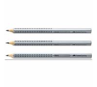 FABER-CASTELL Crayon Jumbo GRIP, B, argent G
