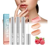 Crayon lèvres amovible 3 couleurs,crayon lèvres amovible,crayon contour lèvres repulpant,tatouage crayon lèvres détachable,crayon lèvres détachable longue durée,contour lèvres invisible