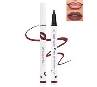 Crayon Lipliner Liquide Mat, Cherry Red Lip Liner Stain & Lip Tint,Longlasting Nonstick Cup Waterproof Crayon Levre, Rouge à LÈVres Longue Tenue, LÈVres Contour Stick Maquillage, Cadeaux Pour Femmes-6