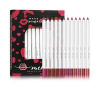 Crayon Lipliners - Crayon de contour de lèvres mat lisse avec texture imperméable | Pigment vibrant Stick cosmétique pour la définition de lèvres précise Kit de beauté Girls Kit de beauté