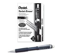 Crayon m?canique Pentel Twist-Erase III (0,9 mm), corps noir, lot de 12 (QE519A)