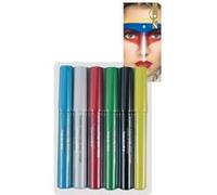 Crayon maquillage 6 x 1.86grs en multicolore REF/81134 (visage, corps et cheveux) multicolore G