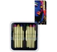Crayon maquillage phosphorescent UV x6 (x1) REF/21421 multicolore G