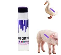 Crayon - Marqueur de peinture pour animaux - Sans danger à base de paraffine - Crayons de couleur non toxiques pour porc, moutons, canards, vétérinaires multicolores pour l'agriculture, l'élevage