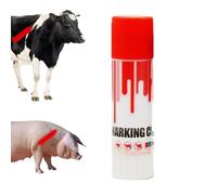 Crayon - Marqueur de peinture pour animaux - Sans danger à base de paraffine - Crayons de couleur non toxiques pour porc, moutons, canards, vétérinaires multicolores pour l'agriculture, l'élevage