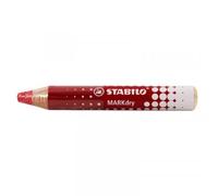 STABILO Crayons marqueurs MARKdry – Lot de 3 – Rouge