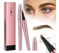 Crayon Microblading, magique, 3D, étanche, application précise, avec 4 pointes, pour sourcils naturels, marron clair