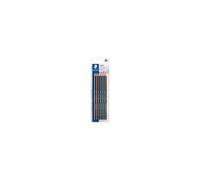 Staedtler Crayon Noris 118, forme triangulaire pour une écriture et un coloriage détendues, très bonne qualité, dureté HB, 6 crayons pastel sur carte blister, 118 BK6 PA