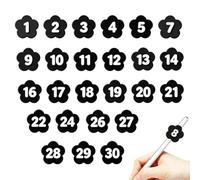 Crayon Numérotés Étiquettes réutilisables pour l'organisation des stylos en