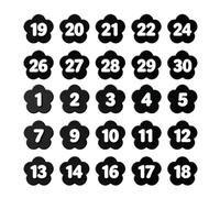 Crayon Numérotés Lot D'Étiquettes Marquage Réutilisables 1-30 Pour Stylos
