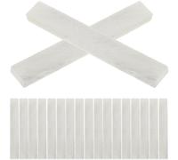 Crayon Plat en Stéatite Blanche Naturelle 68x8x4, 2 Mm, 21 Pièces