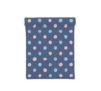 Crayon Points Fond Bleu Marine, Sac de Rangement pour Femmes, Portefeuille supérieur à Presser, Petit Porte-Monnaie, Pochette de Changement