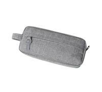 Crayon Pouch - | Organiseur de rangement | Pencil Case | Double Layer Pen Storage Bag with Easy Grip Handle, School Supplies, Pencil Pouch Organiser, Aesthetic School Supplies For Boys And Girls, Gris