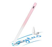 Crayon pour Apple iPad Pencil 2e génération avec chargement sans fil magnétique, stylet 2e génération pour iPad 6e - A16 11e/Mini/Air/Pro, rejet de paume, sensibilité à l'inclinaison, rose dégradé