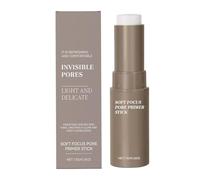 Crayon pour le visage, bâton de pores invisible, gomme à pores, base de maquillage du visage étanche contrôle de l'huile, lignes fi-ne lisses, 7,5 g avec hybride hydratant léger hydratant
