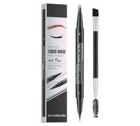 Crayon Pour Les Sourcils,Brosse De Précision À Tenue Longue,Crayon Sourcil Avec Embout Micro-Fourche Pour Maquillage - Pour Rendez-Vous Navette Scène Voyage Photographie Filles Petite Amie