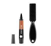 Crayon pour poils du visage, marqueur de barbe, stylo de toilettage avec application définie, remplissage de ligne des cheveux avec couverture durable, catégorie cosmétique de 2,5 x 14,3 cm, outil
