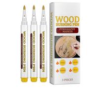 Crayon pyrograveur avec encre à l'huile pour pyrograveur | Crayon de gravure et de dessin pour noyer, tilleul, peuplier et bouleau, crayons de pyrogravure en bois et décorations artisanales