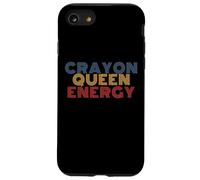 Crayon Queen Energy Style Teacher Fun Coque pour iPhone SE (2020) / 7/8