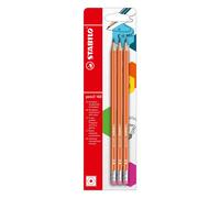 Crayon scolaire hexagonal avec gomme - STABILO pencil 160