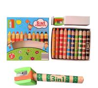 Crayon Set, 10 Pieces Coloring Crayons for Preschool or Kindergarten Art Activities, Vibrant Colors, Easy-Grip Feature, Premium School and Home Drawing Supplies for Boys and Girls