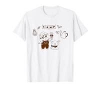 Crayon Shin-chan Nohara family Camp Shin-chan and shiro T-Shirt