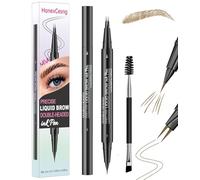 Crayon Sourcil 2-en-1 | Effet Microblading Naturel | Feutre Sourcil Waterproof & Tenue 24h | 2 Pointes + Pointe Précise | Teintes Naturelles