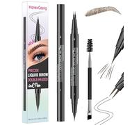 Crayon Sourcil 2-en-1 | Effet Microblading Naturel | Feutre Sourcil Waterproof & Tenue 24h | 2 Pointes + Pointe Précise | Teintes Naturelles