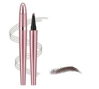 Crayon Sourcil imperméable avec 4 pointes de fourchette, Magique 3D Micro Crayon Sourcils, Crayon Yeux Crayon Sourcil Waterproof crée sans effort des sourcils d'apparence naturelle