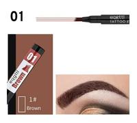 Crayon Sourcils Brun (1) Feutre Stylo Precis Microblading 24h Waterproof Eyebrow Texture Douce Et Naturelle Eyebrow Pen Waterproof