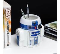 Star Wars Pot de Plantes Paladone R2D2 - Planter en Céramique Officiel ou Porte-Stylo, Décor Bureau Maison, Cadeau Original pour Fans