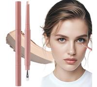 Crayon surligneur coréen à double extrémité - Bâton de contour imperméable pour sourcils 3D, stylo de maquillage naturel pour une définition précise des sourcils, style 1..