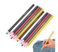 Crayon Tailleur Stylo,12 pièces Crayons de couleur, Stylo Marqueur en Tissu, crayon de marque de couture stylo effaçable tailleur couturière artisanat marquage tailleurs craie pour tissu