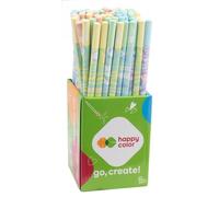 Crayon triangulaire 2B Pastel (72pcs) HAPPY COLOR