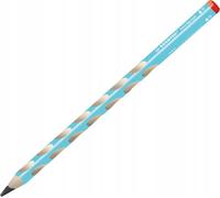 Crayon triangulaire ergonomique pour droitiers - STABILO EASYgraph en bleu - Stylo simple - dureté HB