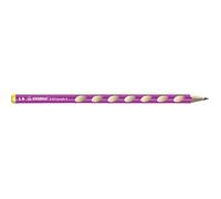 Crayon triangulaire fin - STABILO - EASYgraph S - Ergonomique - Gaucher - Rose