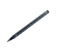 Crayon TROIKA à mine inépuisable CONSTRUCTION ENDLESS CARBON avec règle en centimètres/pouces, pointe inépuisable durable (env. 20 km), pointe remplaçable en aluminium, métal aspect carbone