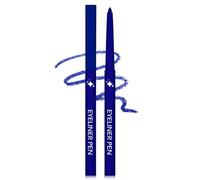 Crayon Yeux Bleu Pailleté, Super Doux et Lisse Glitter Gel Eyeliner Pencil, Waterproof and Durable, Très Pigmenté Eye Liner Couleur avec Effet Paillette Métallique, Maquillage Femme les Yeux Noël-07