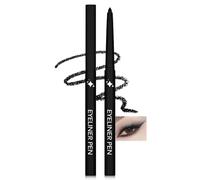 Crayon Yeux Noir Pailleté, Super Doux et Lisse Glitter Gel Eyeliner Pencil, Waterproof and Durable, Très Pigmenté Eye Liner Couleur avec Effet Paillette Métallique, Maquillage Femme les Yeux Noël-12