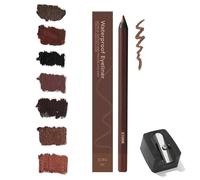 Crayon Yeux Taille Waterproof 24h, Crayon Chocolat et Prune for Femmes D'âge Mûr, Crayons À Paupières Taille-crayon 2025, Sans Bavures, Sans Décoloration, Facile À Colorer(Stone)