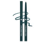 Crayon Yeux Vert Pailleté, Super Doux et Lisse Glitter Gel Eyeliner Pencil, Waterproof and Durable, Très Pigmenté Eye Liner Couleur avec Effet Paillette Métallique, Maquillage Femme les Yeux Noël-05