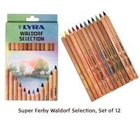 Crayons À Colorier Lyra Sélection Waldorf, Boîte De 12