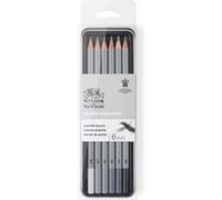 Winsor & Newton – Crayons de dessin Studio Collection Graphite X6 assortis