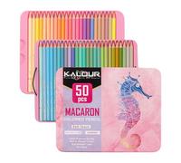 Crayons à dessin pastel - Kit de base d'art, palette d'argile douce, pour étudiant, crayon de couleur professionnel, kit de papier à lettre pour projets créatifs pour , école, salle de classe
