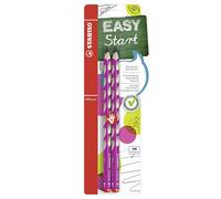 Crayons À Écriture STABILO Easygraph HB Main Droite Baril Rose 2 Paquet